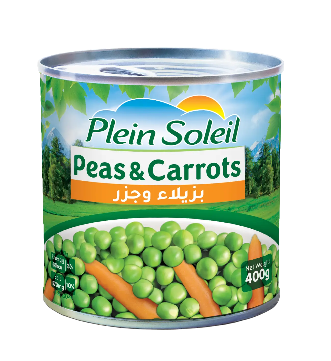 Green Peas & Carrots Plein Soleil 400 g